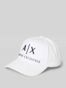 ARMANI EXCHANGE Basecap mit Label-Detail in Weiss, Größe 1