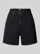 Levi's® Wide Leg Jeansshorts im 5-Pocket-Design Modell 'CINCH' in Blac...