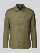 Matinique Slim Fit Hemdjacke aus Leinen-Baumwoll-Mix Modell 'PELTON' i...