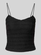 Only Shaped Fit Crop Top mit Spaghettiträger Modell 'GAYLE' in Black, ...