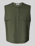 JAKE*S STUDIO WOMAN Regular Fit Blusentop mit Brustpattentaschen in Kh...