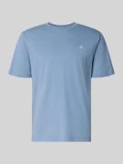 Marc O'Polo Regular Fit T-Shirt aus reiner Baumwolle in Sky, Größe L