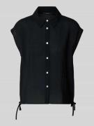 OPUS Hemdbluse mit seitlicher Schnürung Modell 'Fadri' in Black, Größe...