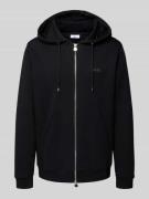 Balr. Sweatjacke mit Kapuze in Black, Größe L