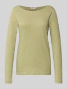 Marc O'Polo Regular Fit Langarmshirt aus reiner Baumwolle in Lind, Grö...