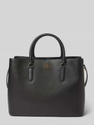 Lauren Ralph Lauren Lederhandtasche mit Label-Applikation Modell 'MARC...