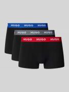 HUGO Trunks aus Baumwoll-Mix im 3er-Pack in Black, Größe M