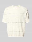 SELECTED HOMME Regular Fit Strickshirt aus Baumwoll-Leinen-Mix Modell ...