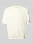 SELECTED HOMME Regular Fit Strickshirt aus Baumwoll-Leinen-Mix Modell ...