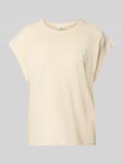 s.Oliver RED LABEL Relaxed Fit T-Shirt aus reiner Baumwolle in Sand, G...