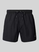 HUGO Badehose mit elastischem Bund Modell 'Dodo' in Black, Größe L