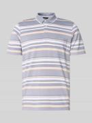 RAGMAN Regular Fit Poloshirt mit Brusttasche in Silber, Größe L
