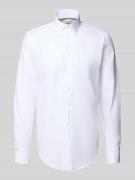 Jake*s Slim Fit Businesshemd mit extra langem Arm in Weiss, Gr&#xF6;&#xDF;e 37/3...
