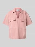 JAKE*S STUDIO WOMAN Relaxed Fit Jeansbluse mit Brustpattentaschen in A...