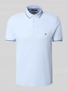 Tommy Hilfiger Regular Fit Poloshirt aus Baumwoll-Mix in Bleu, Größe L