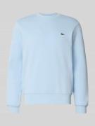 Lacoste Regular Fit Sweatshirt aus Baumwoll-Mix in Hellblau, Größe L
