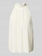 Rinascimento Blusentop mit rückseitiger Schnürung in Weiss, Größe M