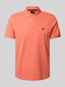 MCNEAL Poloshirt mit Label-Stitching in Lachs_, Größe L