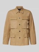 G-Star Raw Hemdjacke mit Pattentaschen und Label-Detail in Beige, Größ...