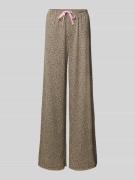 Jake*s Casual Pyjama-Hose mit elastischem Bund in Sand, Größe L