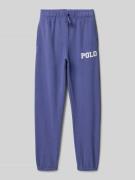 Polo Ralph Lauren Teens Stoffhose mit elastischem Bund in Marine, Größ...