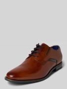 bugatti Derby-Schuhe aus echtem Leder mit Logo-Print Modell 'Gapo' in ...