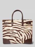 Lauren Ralph Lauren Tote Bag mit Strukturmuster Modell 'DEVYN' in Dunk...