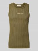 ANOTHER COTTON LAB Tanktop mit Label-Stitching in Hellgruen, Größe L