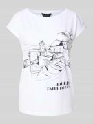 Lauren Ralph Lauren T-Shirt mit Label-Print Modell 'GRIETA' in Weiss, ...