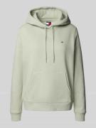 Tommy Jeans Regular Fit Hoodie aus Baumwoll-Mix in Schilf, Größe M