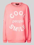 miss goodlife Relaxed Fit Sweatshirt mit Statement-Print in Neon Pink,...