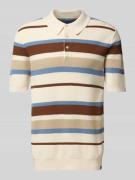 Scotch & Soda Poloshirt mit kurzer Knopfleiste in Offwhite, Größe XXL