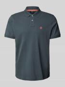 MCNEAL Poloshirt mit Label-Stitching in Anthrazit, Größe L