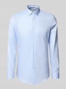 Jake*s Super Slim Fit Business-Hemd mit Kentkragen in Bleu, Gr&#xF6;&#xDF;e 37/3...