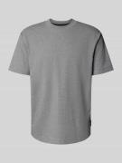 Marc O'Polo Relaxed Fit T-Shirt aus reiner Baumwolle in Hellgrau Melan...