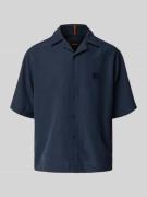 BOSS Orange Relaxed Fit Freizeithemd Lyocell-Mix Modell 'LAPISY' in Ma...