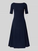 Lauren Ralph Lauren Midikleid mit Rundhalsausschnitt Modell 'MUNZIE' i...