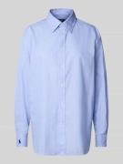 Polo Ralph Lauren Hemdbluse mit Knopfleiste in Blau, Größe M