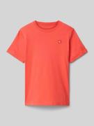 Calvin Klein Jeans Regular Fit T-Shirt aus reiner Baumwolle mit Logo-P...
