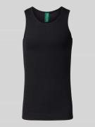 ANNARR Tanktop in Ripp-Optik Modell 'RIC' in Black, Größe L