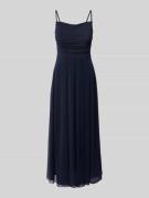 TROYDEN COLLECTION Cocktailkleid mit Spaghettiträgern und Raffungen in...