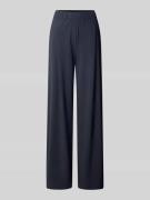 Marc Cain Wide Fit Stoffhose mit elastischem Bund in Marine, Größe 36