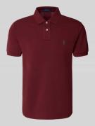 Polo Ralph Lauren Custom Slim Fit Poloshirt mit Label-Stitching in Bor...