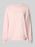 Levi's® Sweatshirt mit Label-Stitching und Rundhalsausschnitt in Rose,...