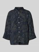 OPUS Relaxed Fit Hemdbluse aus Viskose Modell 'Fiana palm leaves' in D...