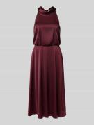 V by Vera Mont Cocktailkleid mit Schnürung und Reißverschluss in Borde...