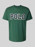 Polo Ralph Lauren Classic Fit T-Shirt mit Label-Stitching in Dunkelgru...