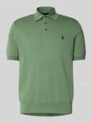 Polo Ralph Lauren Regular Fit Poloshirt mit Label-Stitching in Gruen, ...