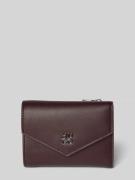 HUGO Portemonnaie mit Label-Applikation Modell 'Mel 2.0' in Bordeaux, ...