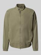 Barbour Regular Fit Blouson aus reiner Baumwolle in Oliv, Größe L